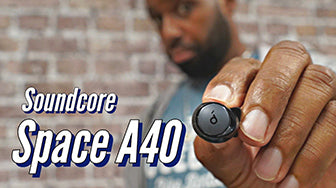 אוזניות Soundcore Space A40 - מבט קרוב על האוזנייה