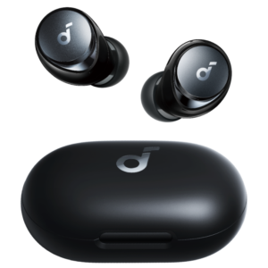 אוזניות Anker Soundcore Space A40 שחורות עם קייס טעינה